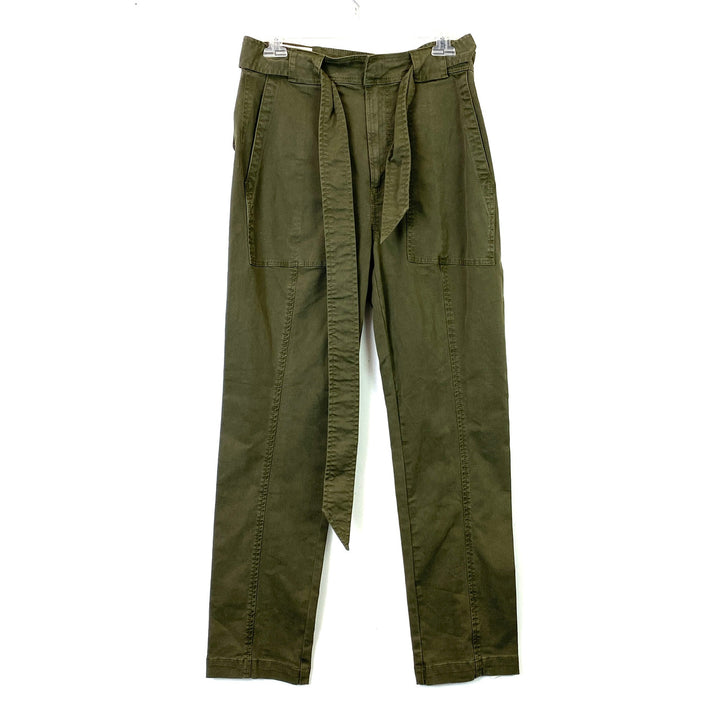 Rebecca Taylor Patrice Cadet Green Pants-Front