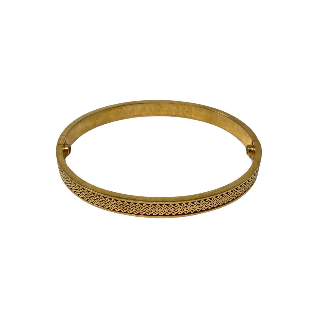 Magari Empire Geometric Oval Bracelet-front