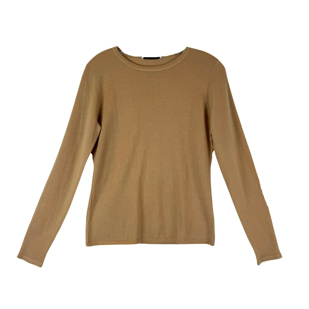 The Cashmere Project Camel Wood Sweatshirt-Thumbnail