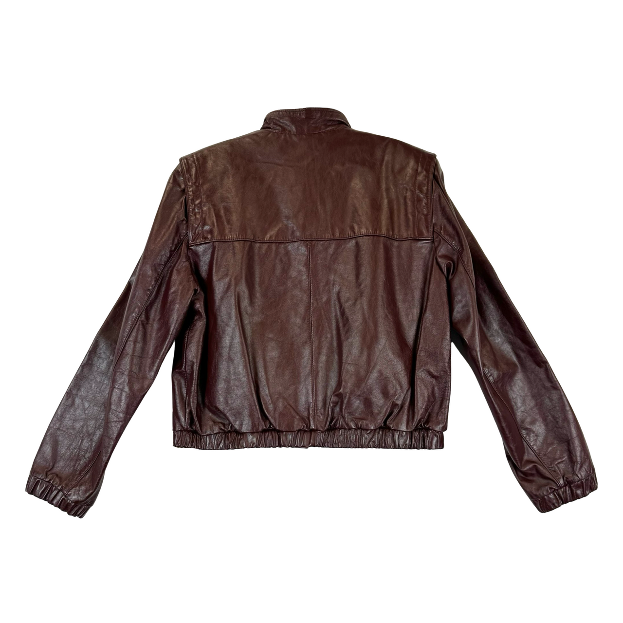 Vintage Wilsons Fur Lined Leather Jacket-Back