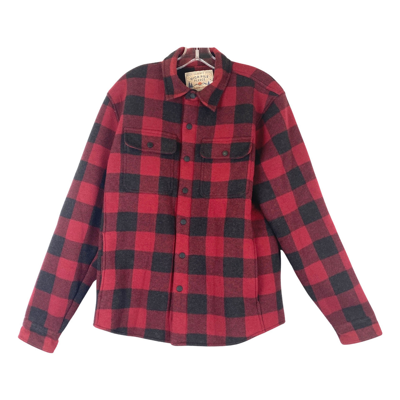 Faherty High Pile Fleece Lined Shirt Jacket-Thumbnail