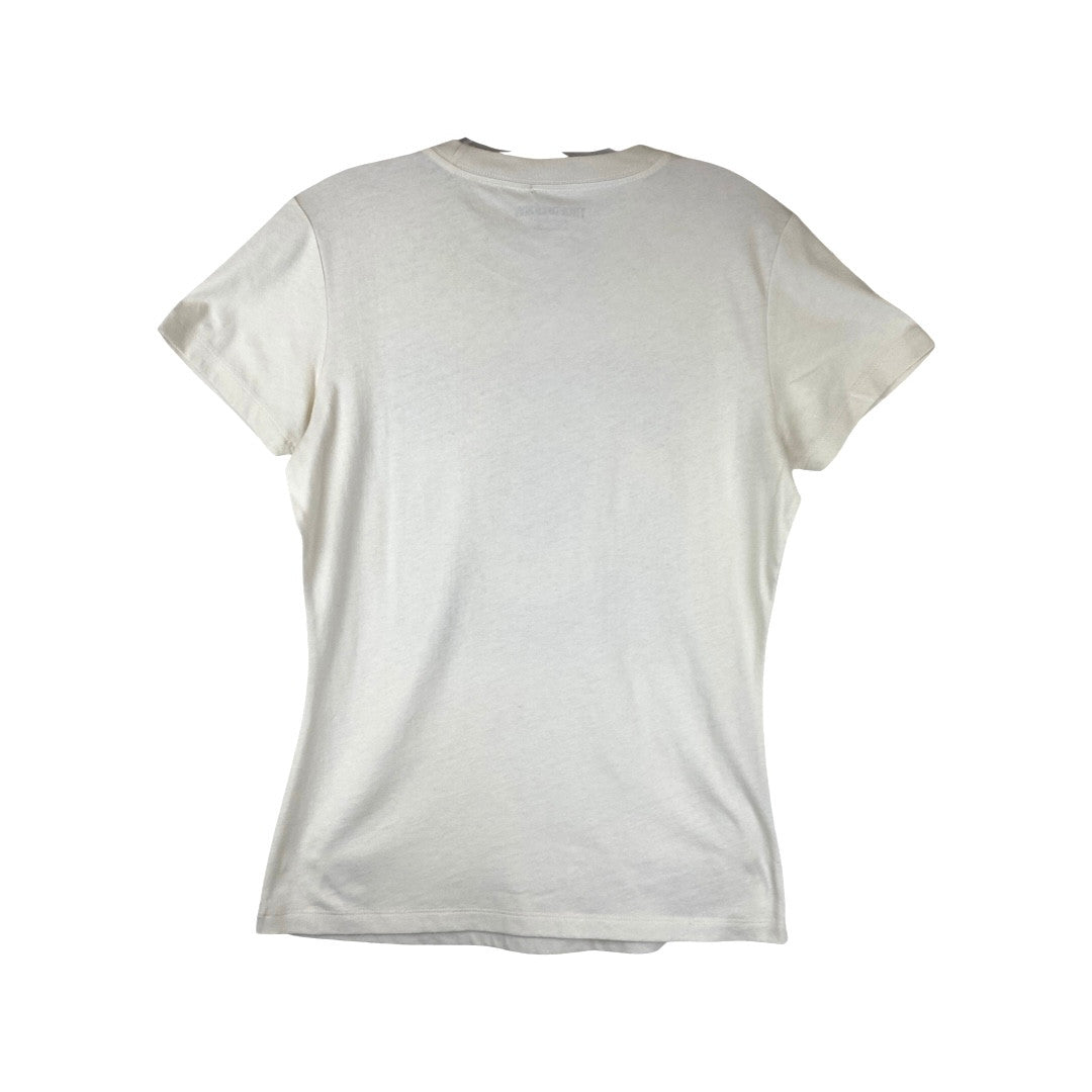 True Religion Embellished Horseshoe Logo T-Shirt-White Back