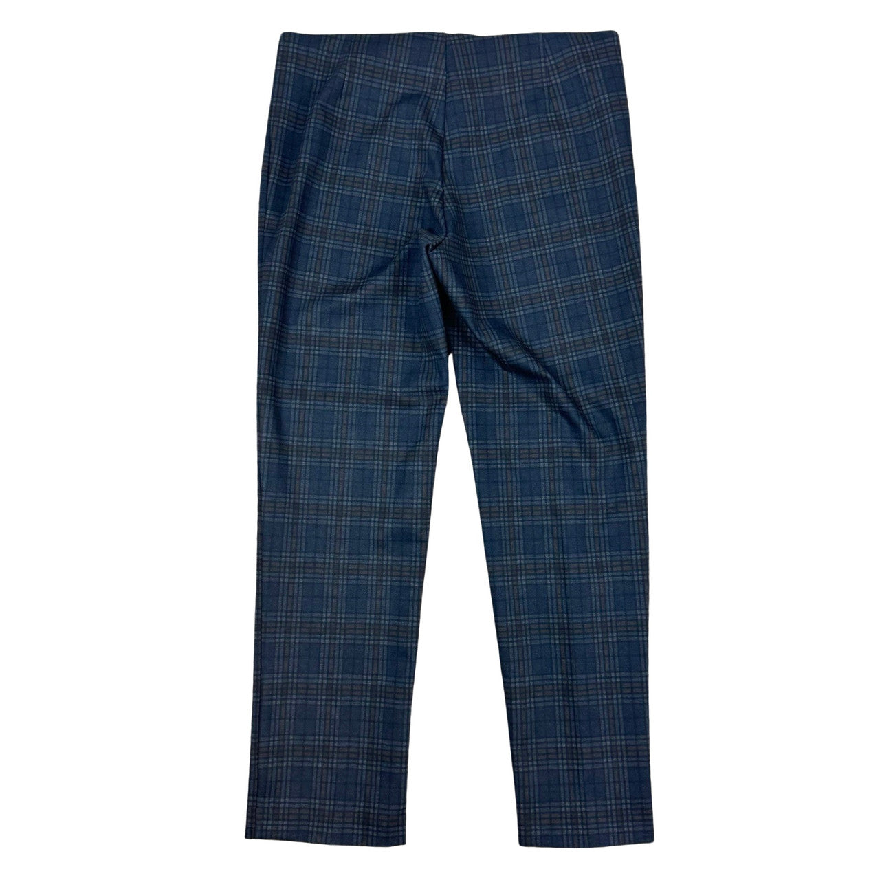 Elliott Lauren Plaid Pull On Ankle Pants-Back