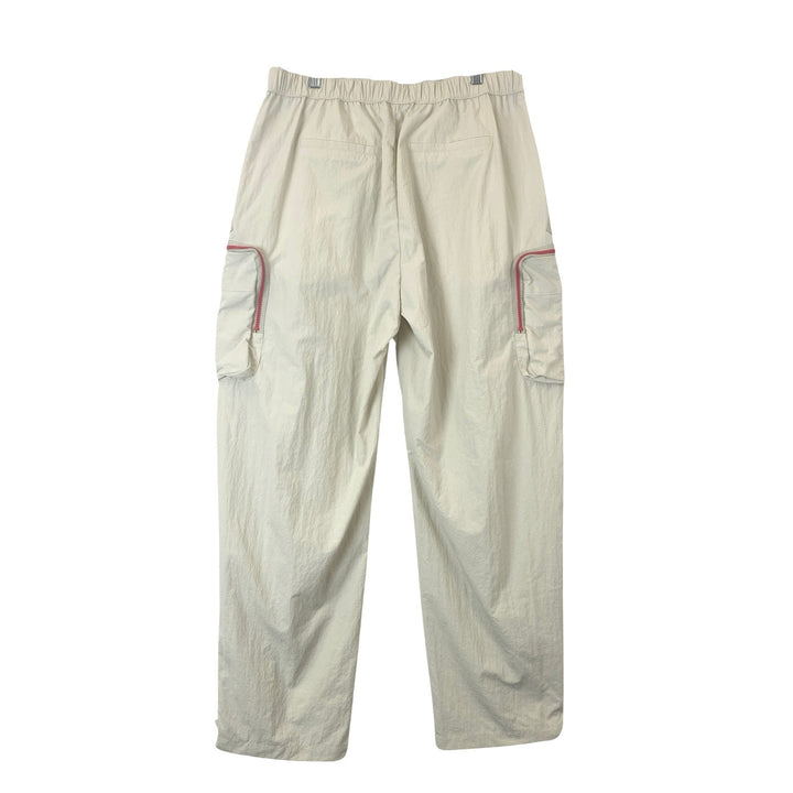 Décor Nylon Side Zip Cargo Pants-Back