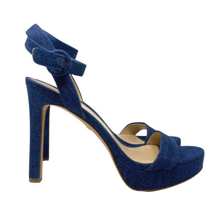 Veronica Beard Darcelle Denim Heels