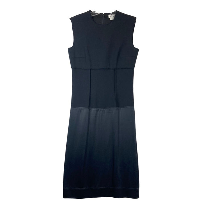 DKNY Frayed Detail Shift Dress-Thumbnail