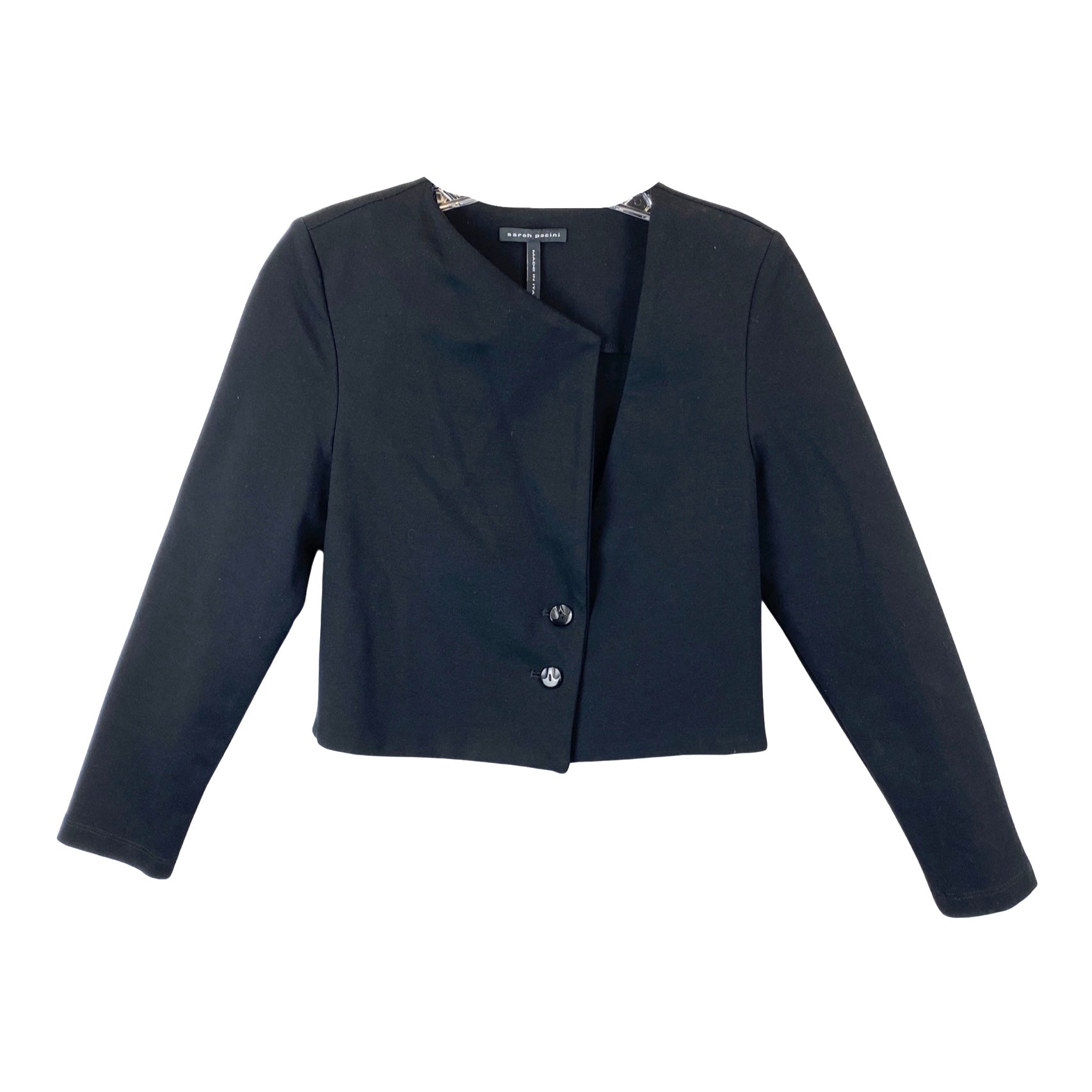 Sarah Pacini Viscose Cropped Jacket