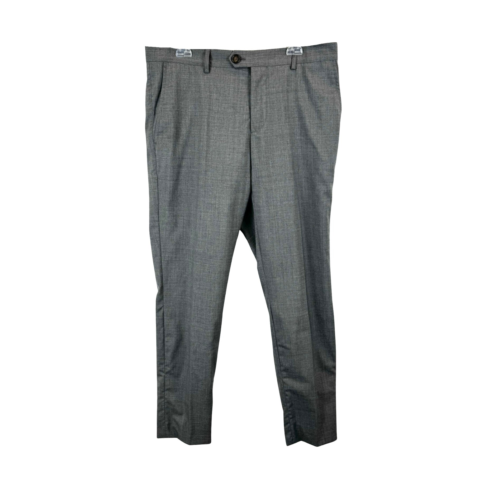 Brunello Cucinelli Tailored Tropical Wool Trousers