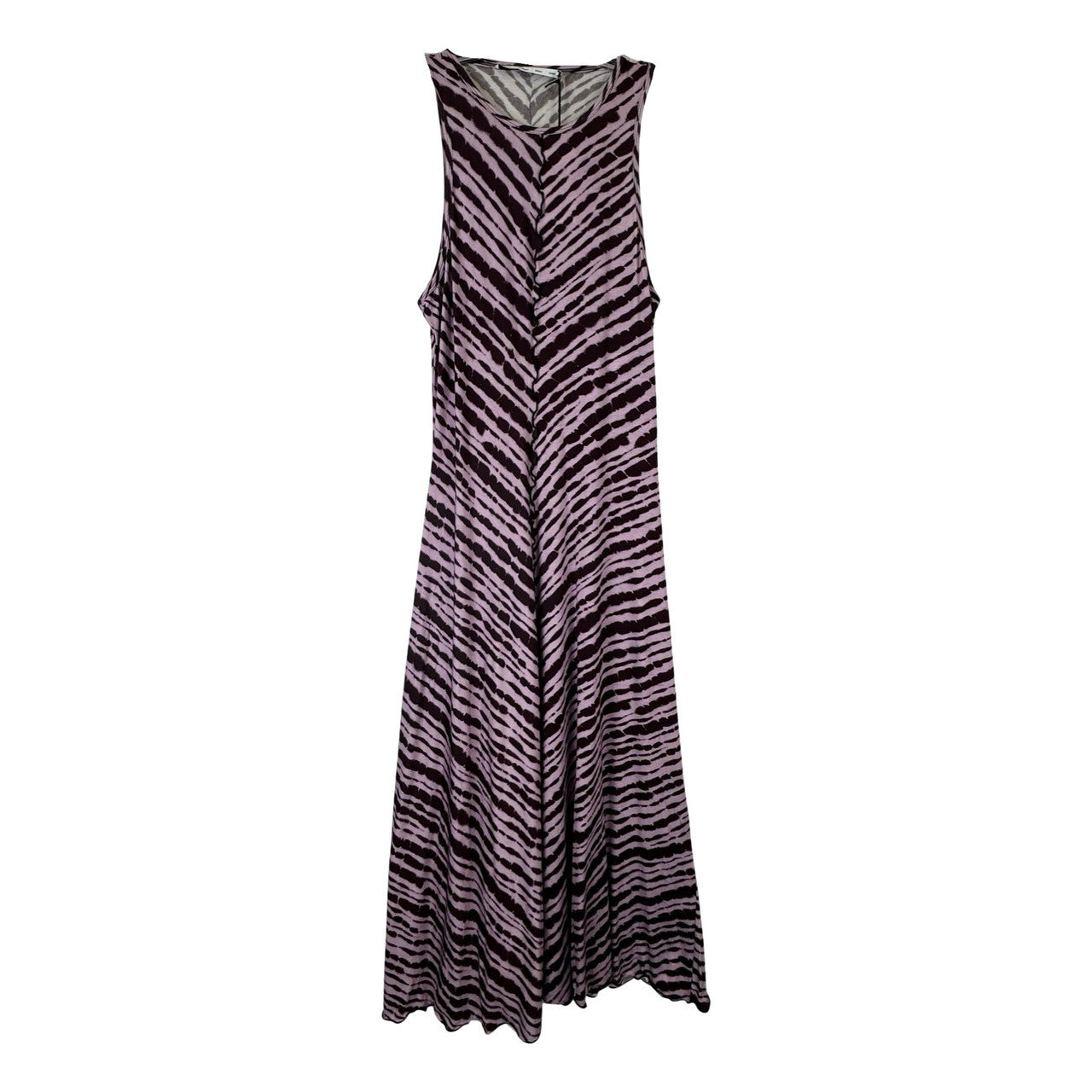 Proenza Schouler White Label Purple Sleeveless Jersey Dress-Front