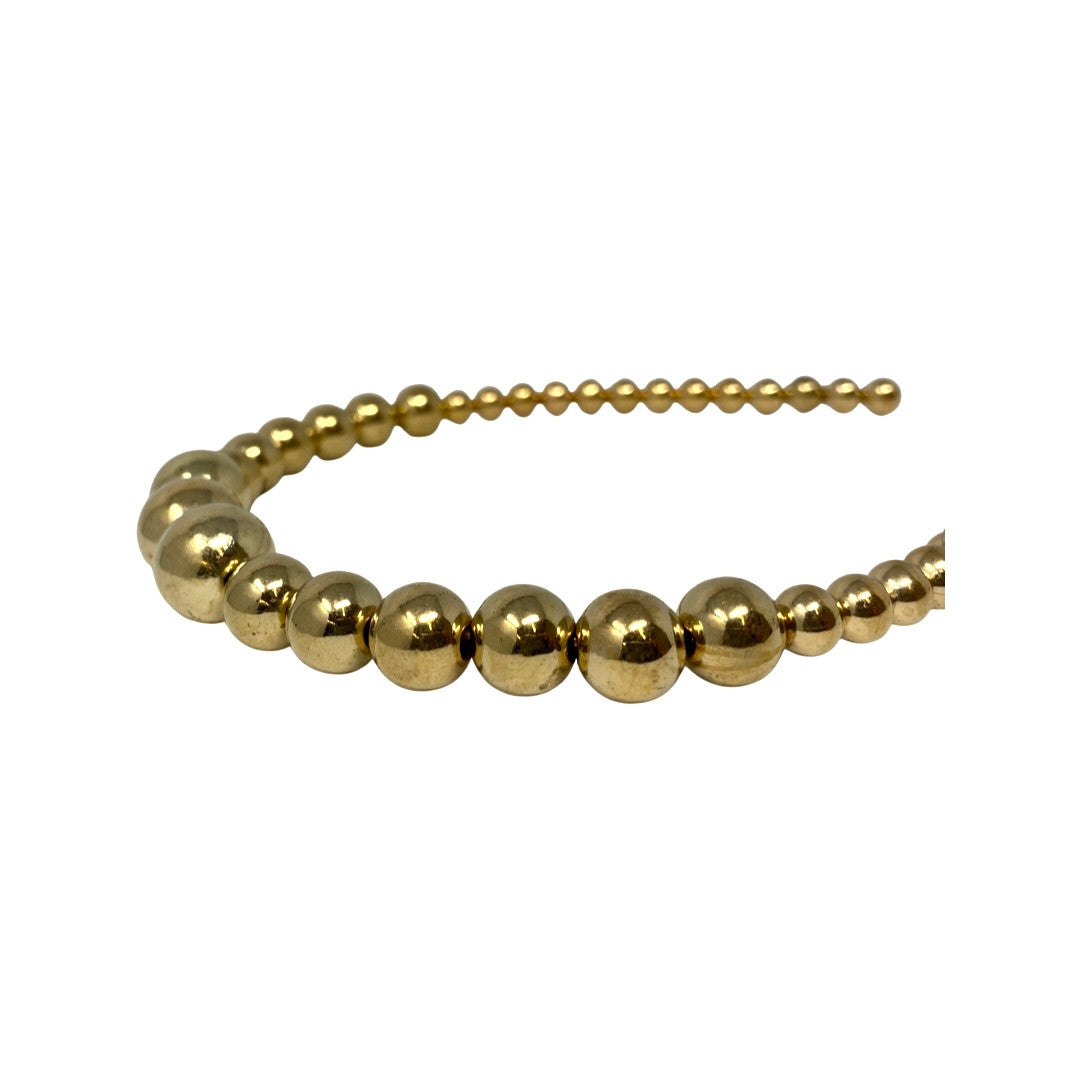 Shashi Gold Bubble Headband-Detail