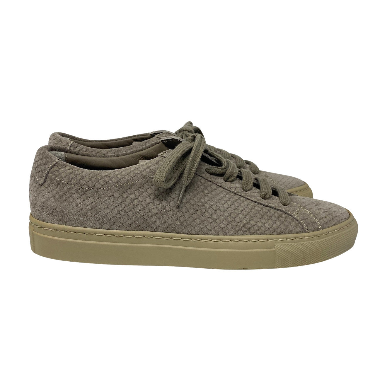 Woman by Common Projects Patterned Suede Achilles Sneakers-Thumbnail