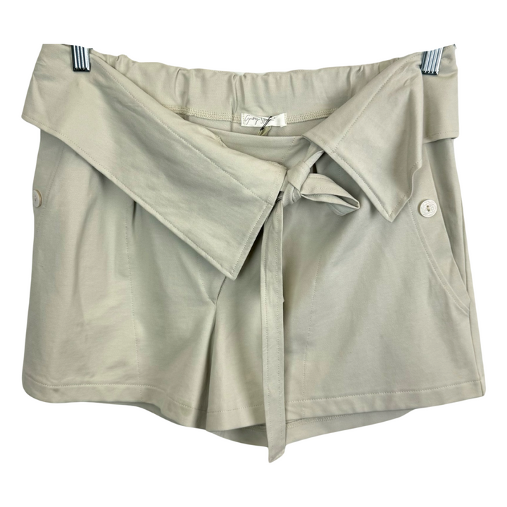 Grey State Ainsle Folded Waist Detail Shorts