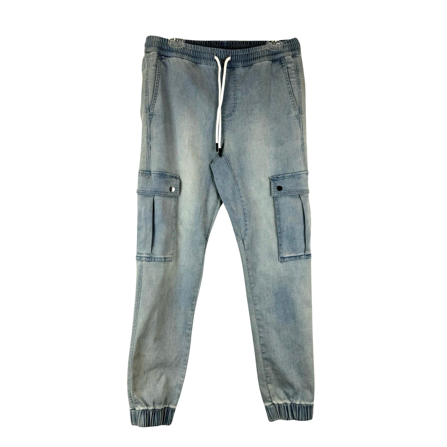 WESC Light Wash Utility Jogger