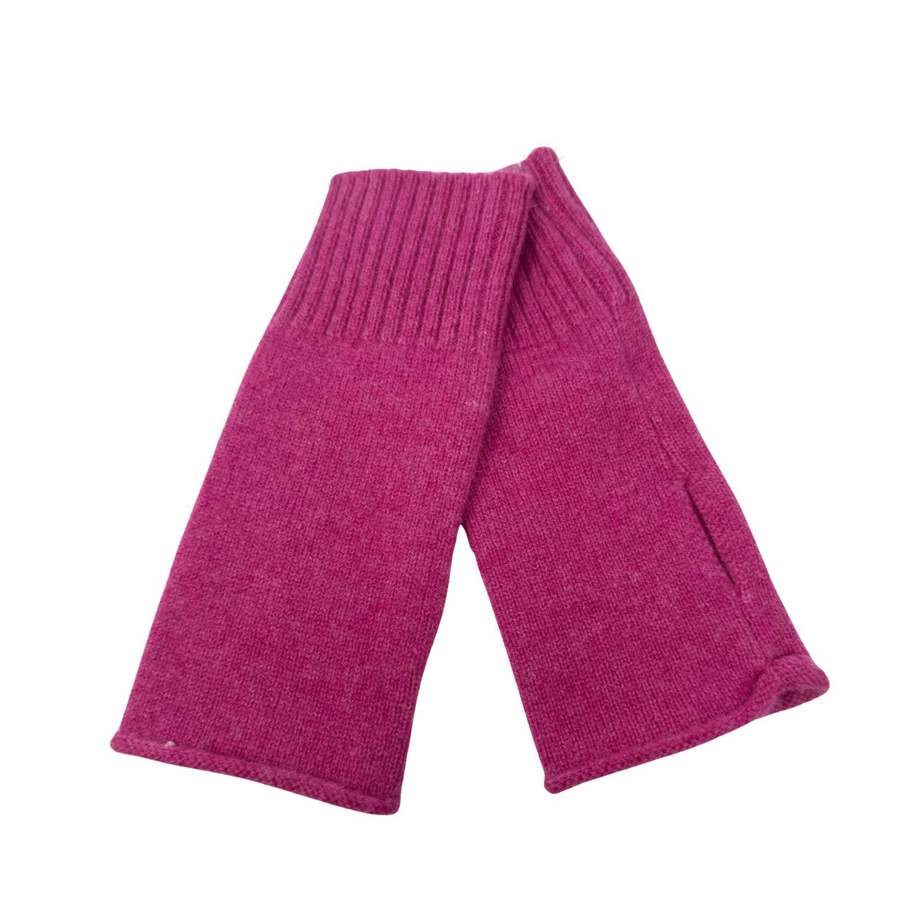 The Cashmere Project Basic Fingerless Glove-Pink back