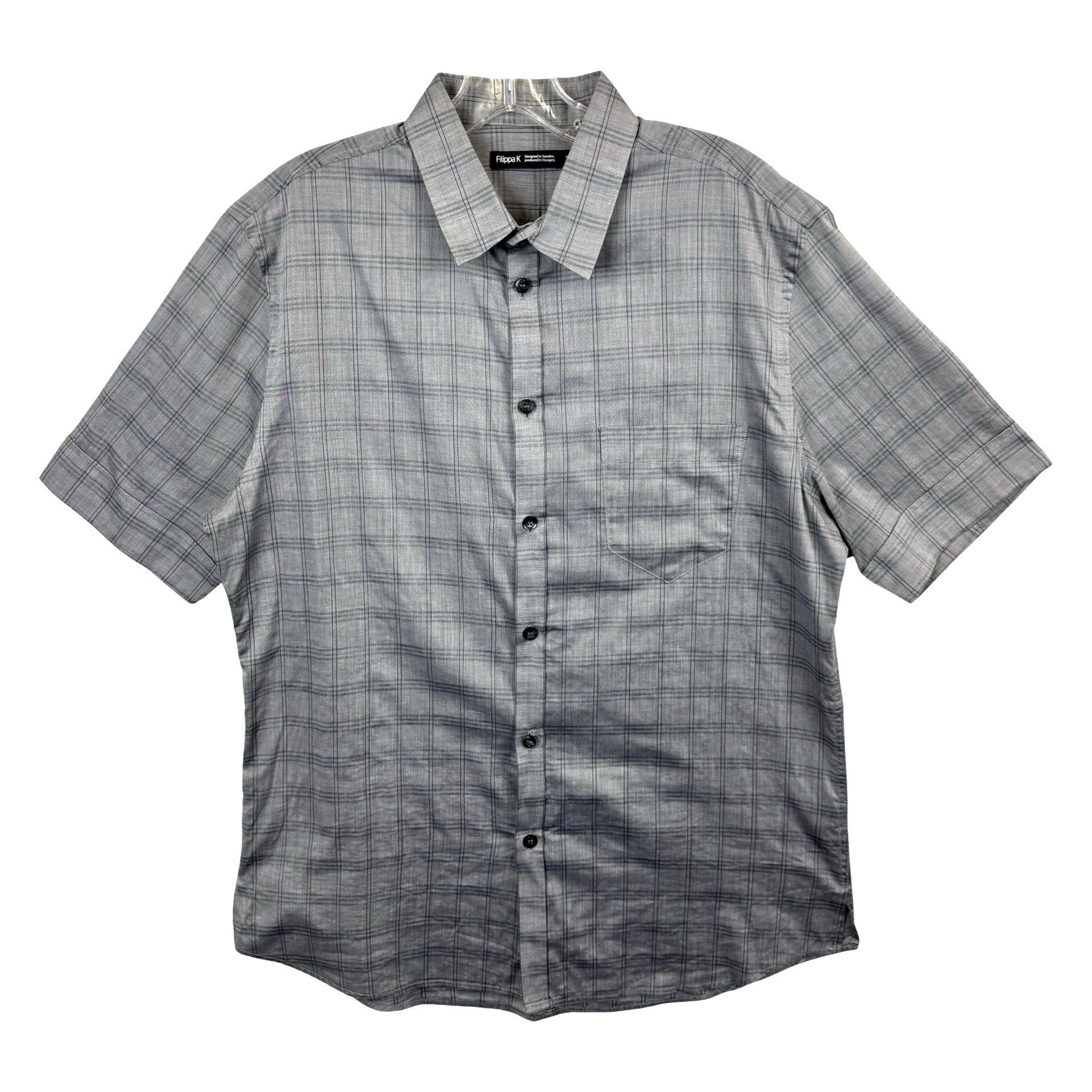 Filippa K Striped Short Sleeve Button Down