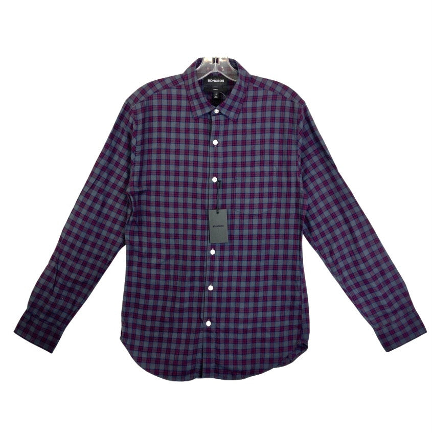 Bonobos Linden Check Plaid Flannel Shirt-Thumbnail