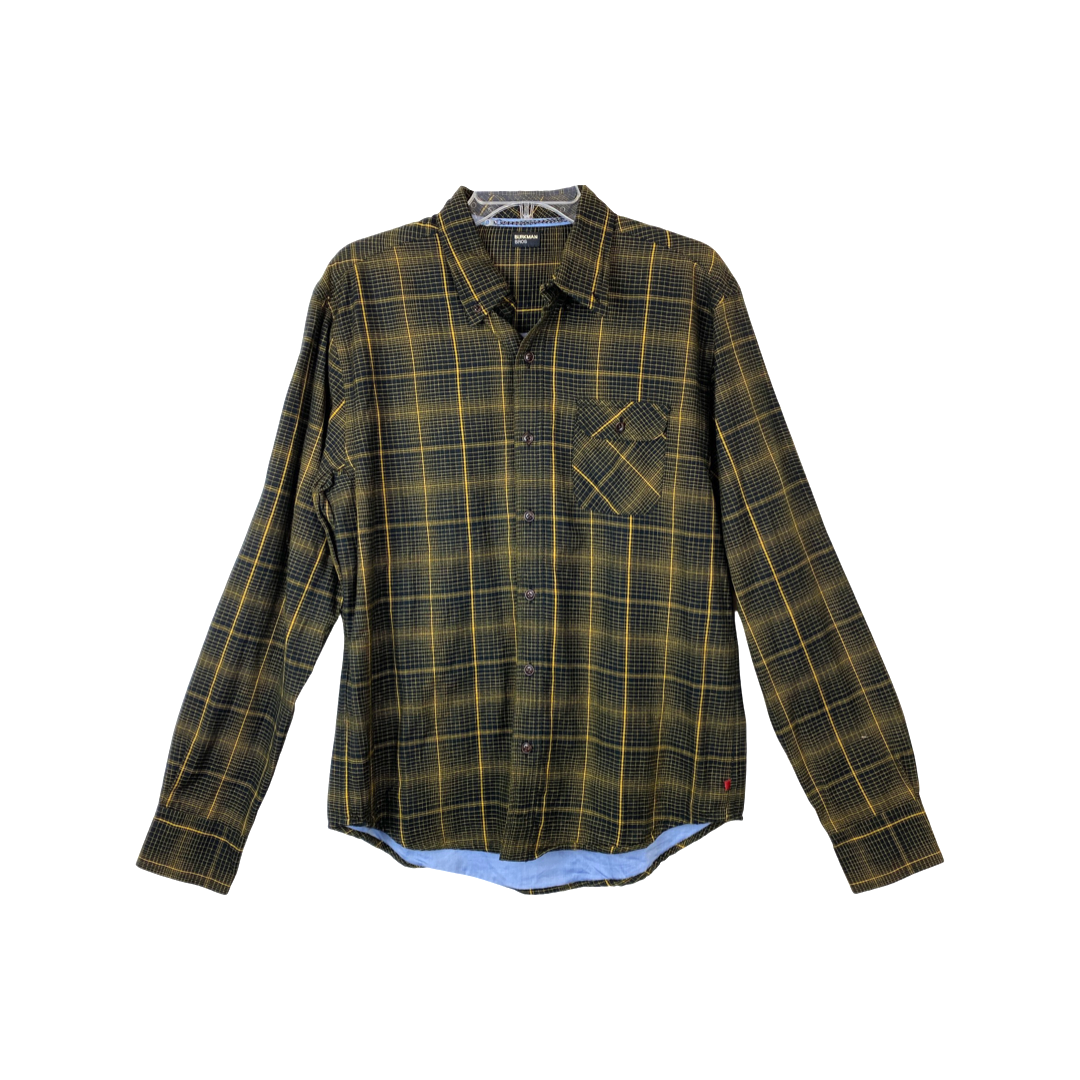 Burkman Bros Black and Yellow Flannel-Thumbnail