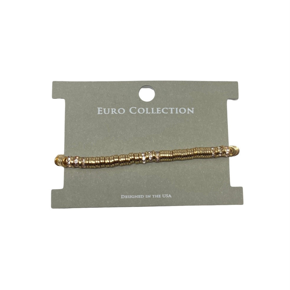 Euro Collection Disc Bead Bracelet-Thumbnail