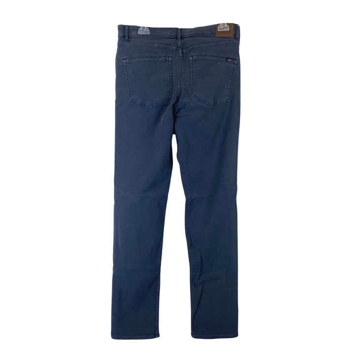 Faherty Stretch Terry 5-Pocket Pant-Blue back