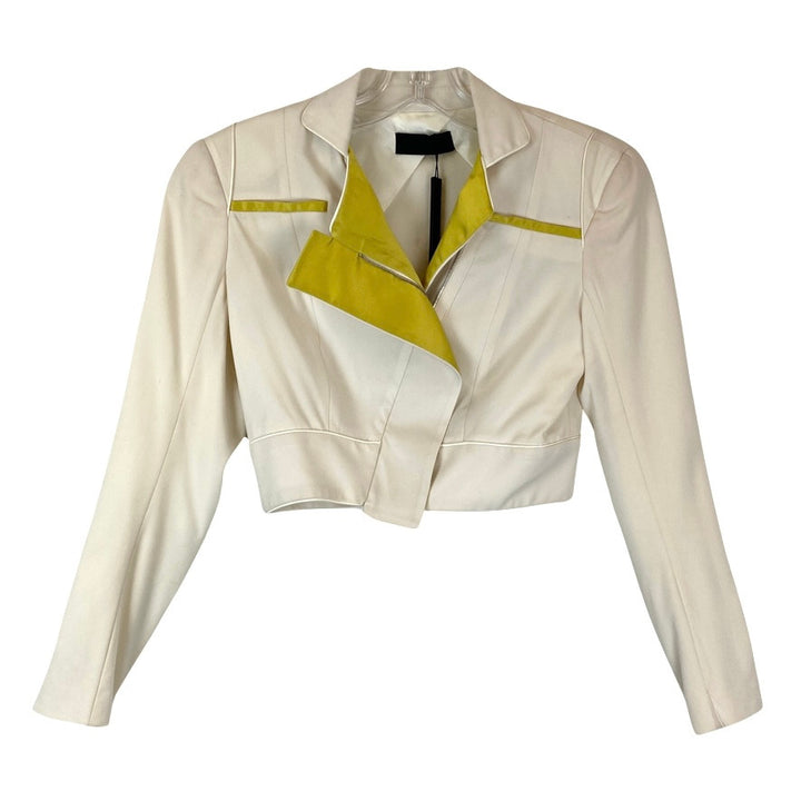 Nicola Finetti Cropped Viscose Blend Jacket-Thumbnail