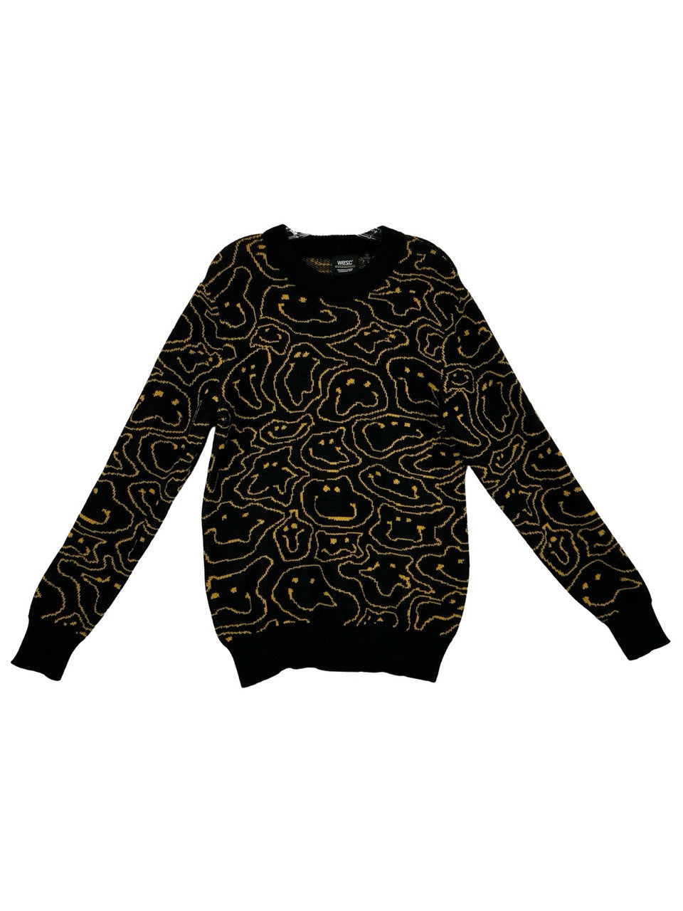 Wesc Leon Warp Smiley Knitted Sweater-Thumbnail