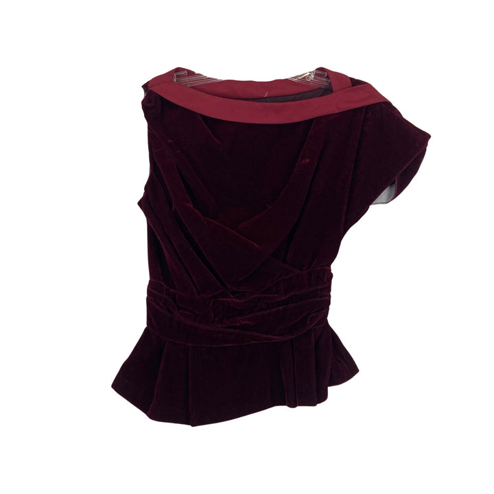 Z Spoke by Zac Posen Velvet Blouse-Thumbnail