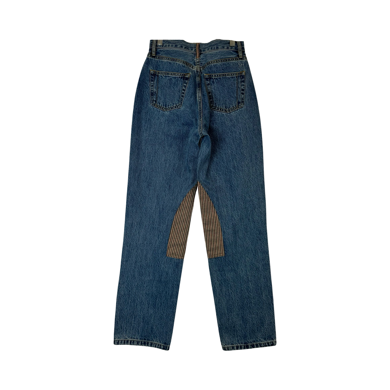 Still Here Kennedy Childhood Patchwork Jeans-Back