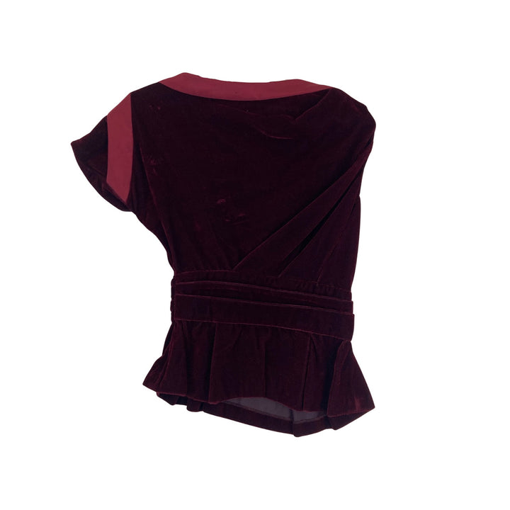 Z Spoke by Zac Posen Velvet Blouse-Back