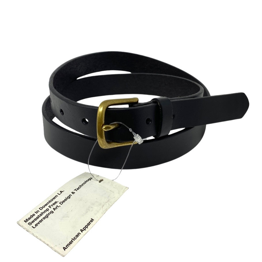 American Apparel Flat Edge Leather Belt-Detail