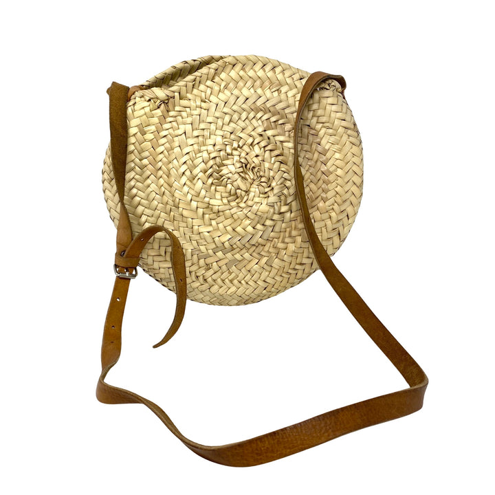 Bohemia Circular Straw Crossbody Bag