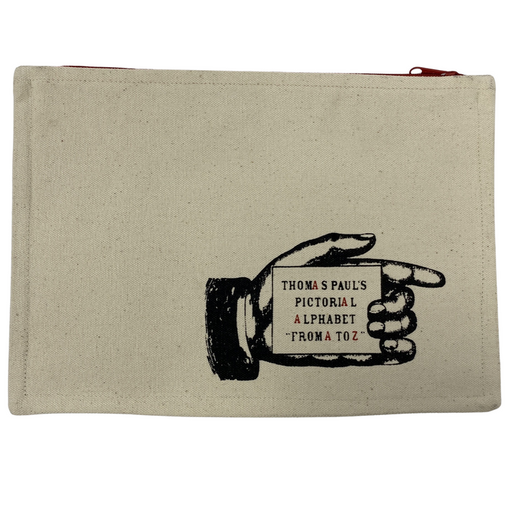 Thomas Paul Alphabet Z Pouch-Back