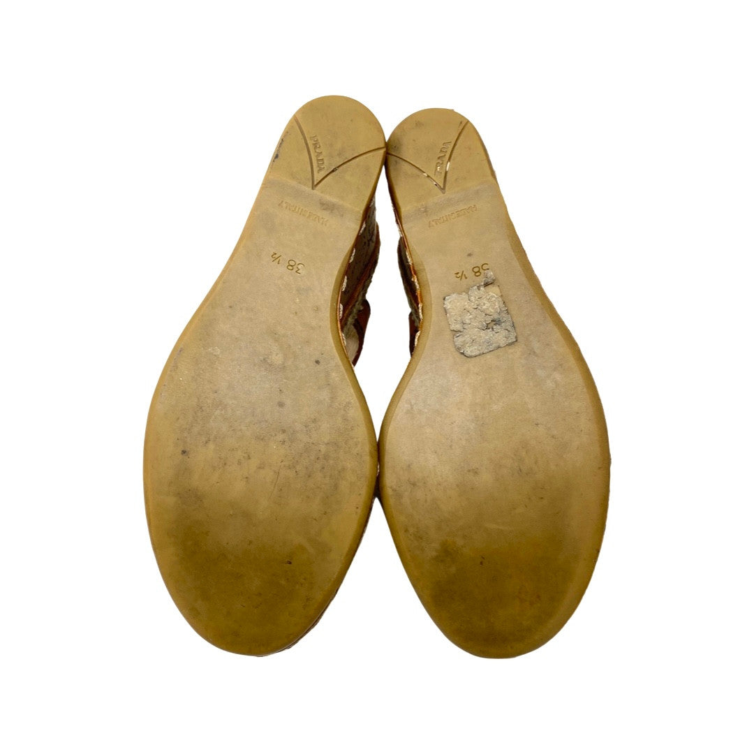 Prada Wedge Sandals-Bottom
