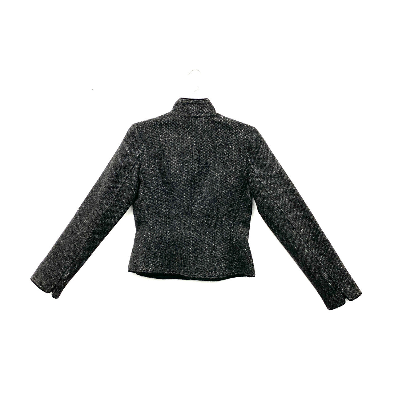 Peruvian Connection Cropped Stand Collar Jacket-Back