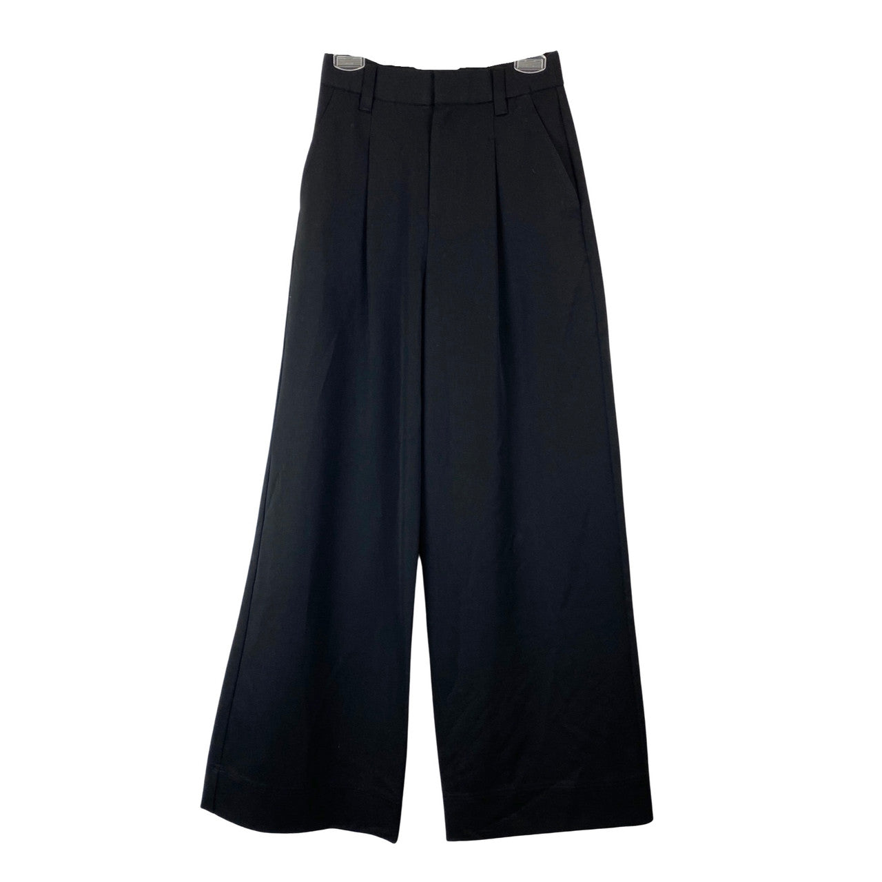 Something Navy  Melange High Waisted Wide Leg Pants-Thumbnail