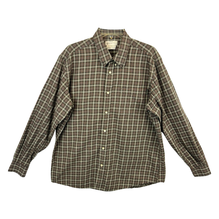 Beretta Cotton Button Up Flannel Shirt