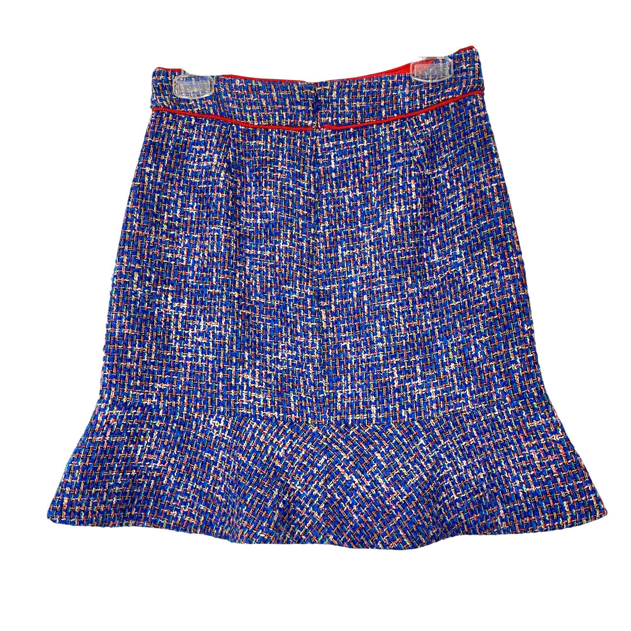 J. Crew Fluted Tweed Skirt-Back