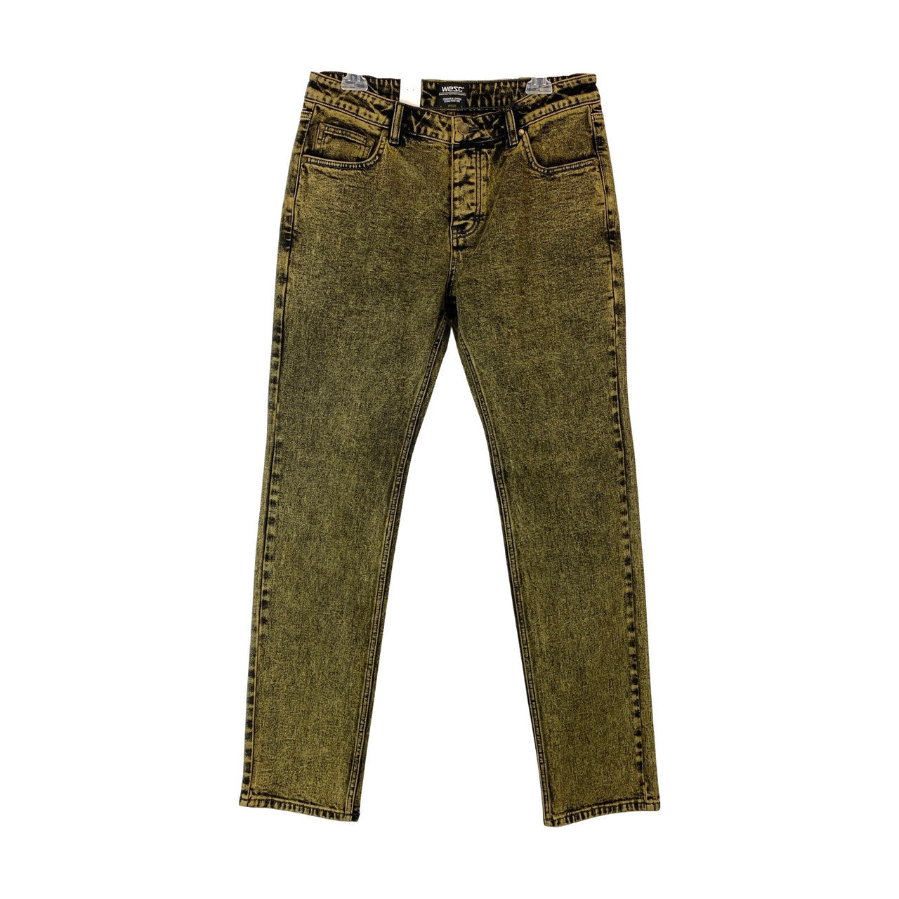 Wesc Olive Acid Wash Five Pocket Denim Pant-Thumbnail