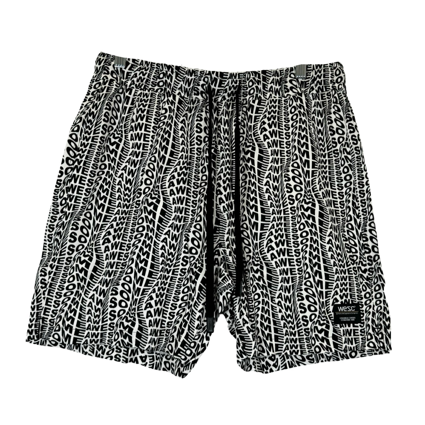 WESC Austin Everything is Awesome Pull on Woven Shorts