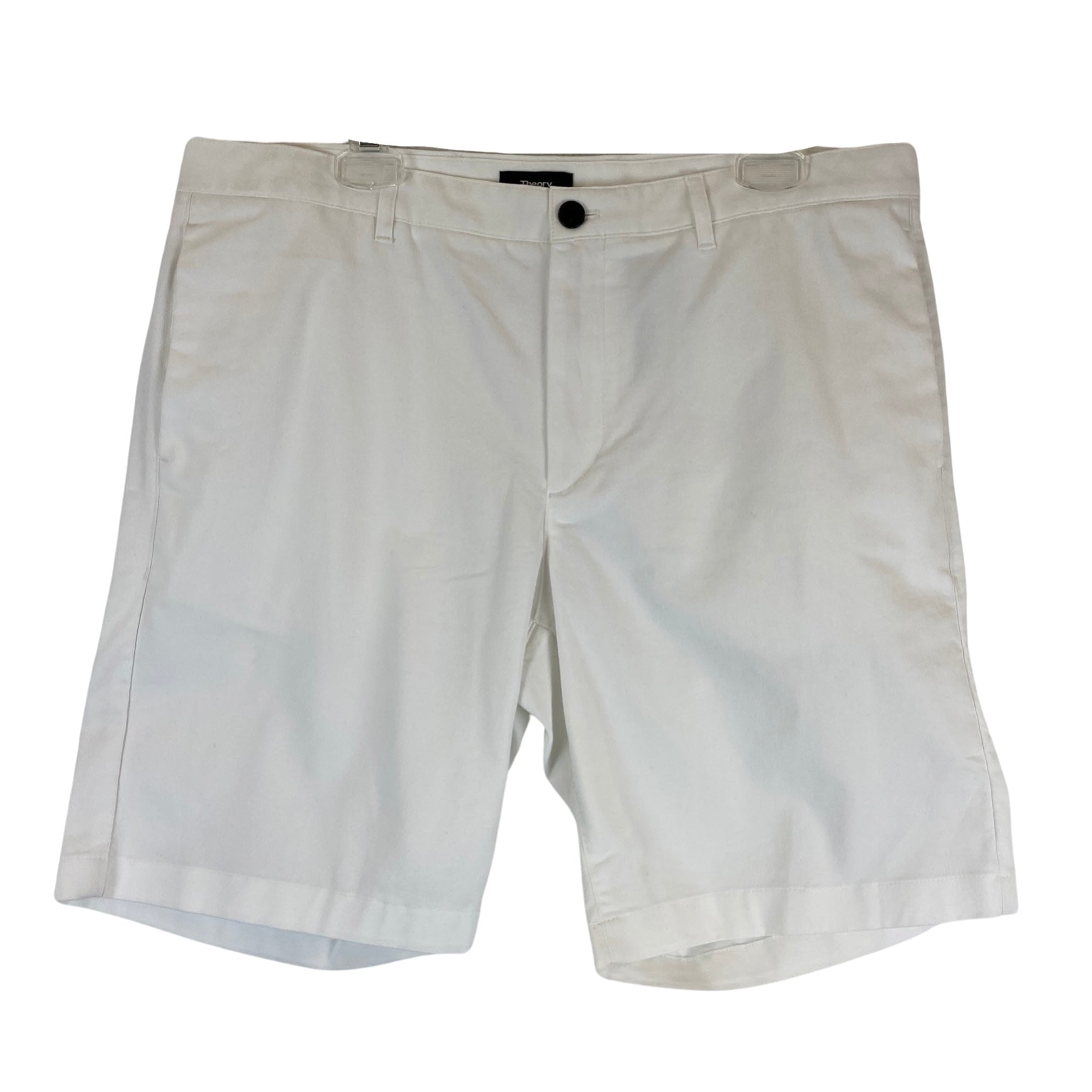 Theory Zaine White SP2 Barrier Twill Shorts