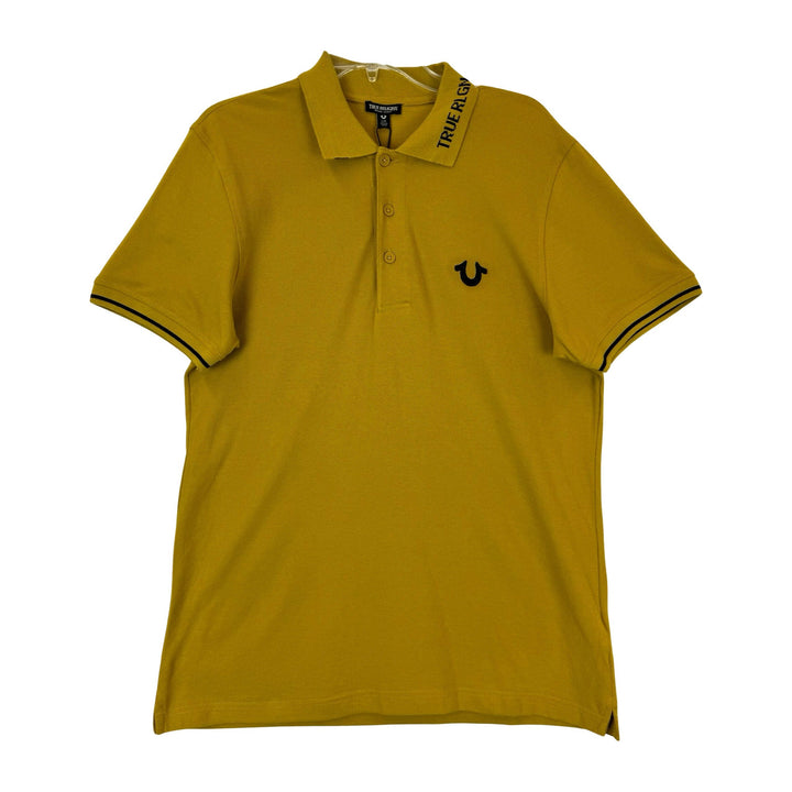 True Religion Branded Collar Short Sleeve Polo-Thumbnail
