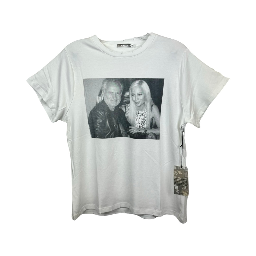 Proof of Concept x Rose Hartman Gianni and Donatella Versace T-Shirt-Front