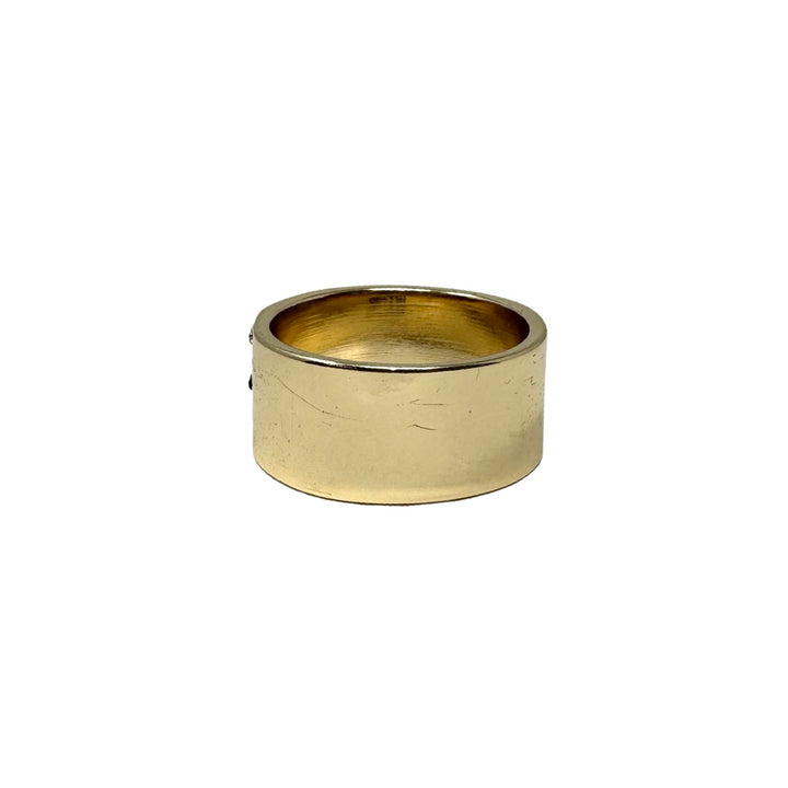 WFTW Rhinestone Detail Gold Tone Ring