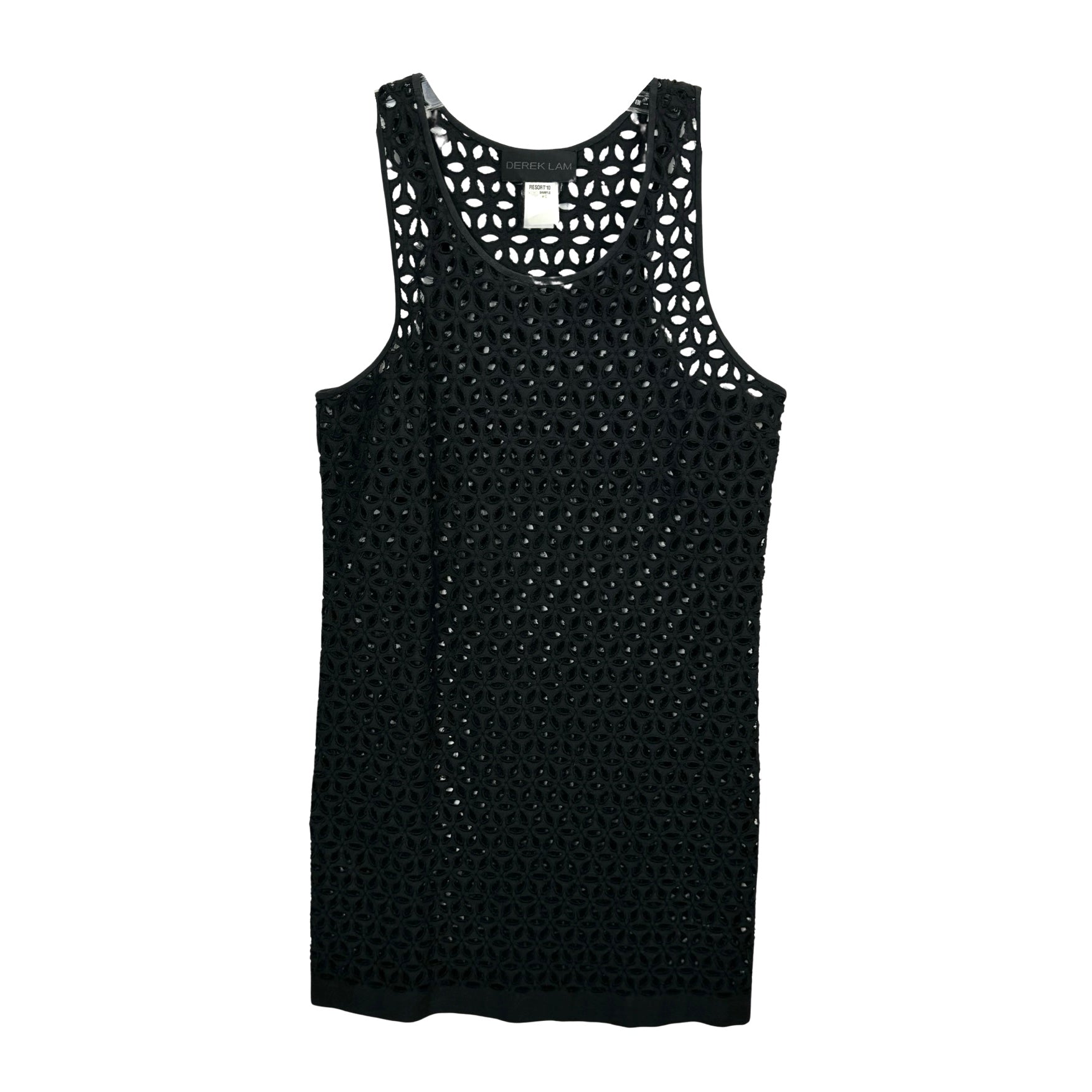 Derek Lam Sleeveless Eyelet Lace Tank Dress