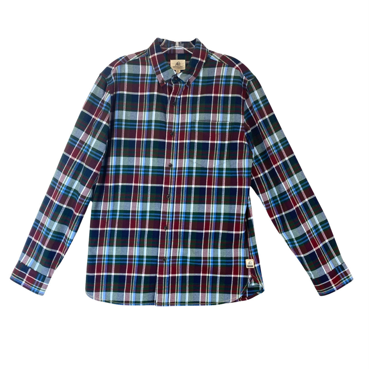 Surfside Supply Brian Multicolor Plaid Shirt-Thumbnail