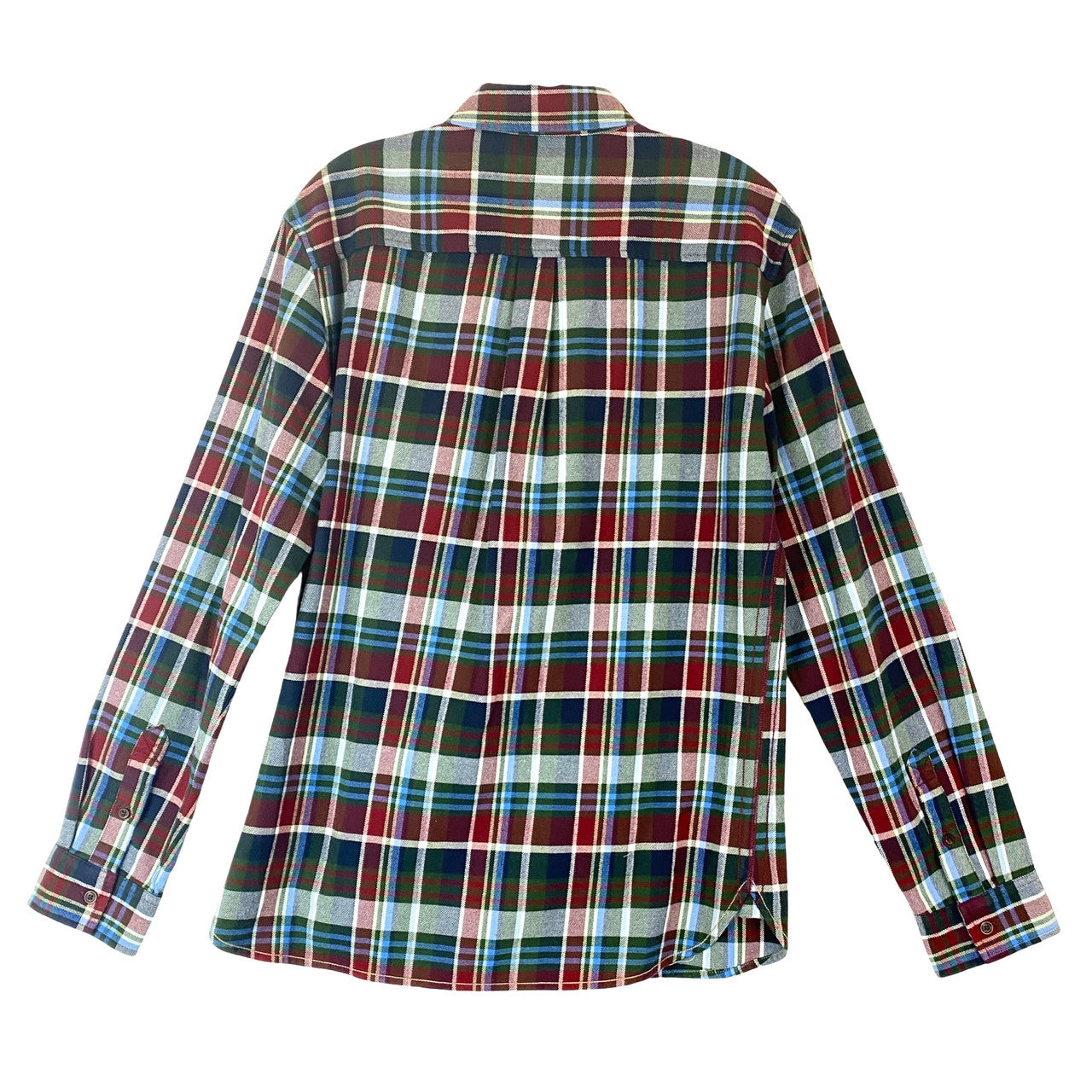 Surfside Supply Brian Multicolor Plaid Shirt-Back