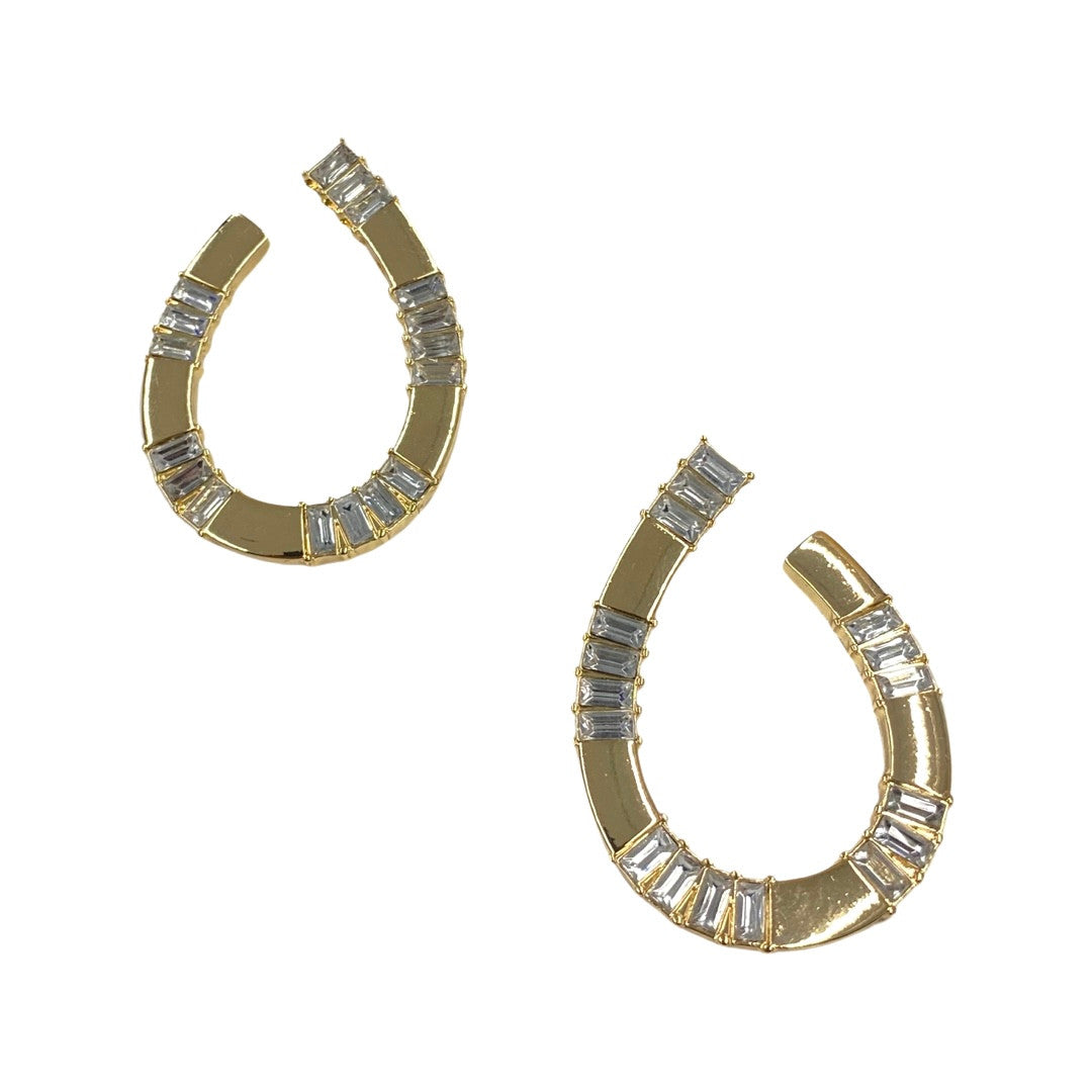 Shashi 14K Goldplated Gaia Earrings-front