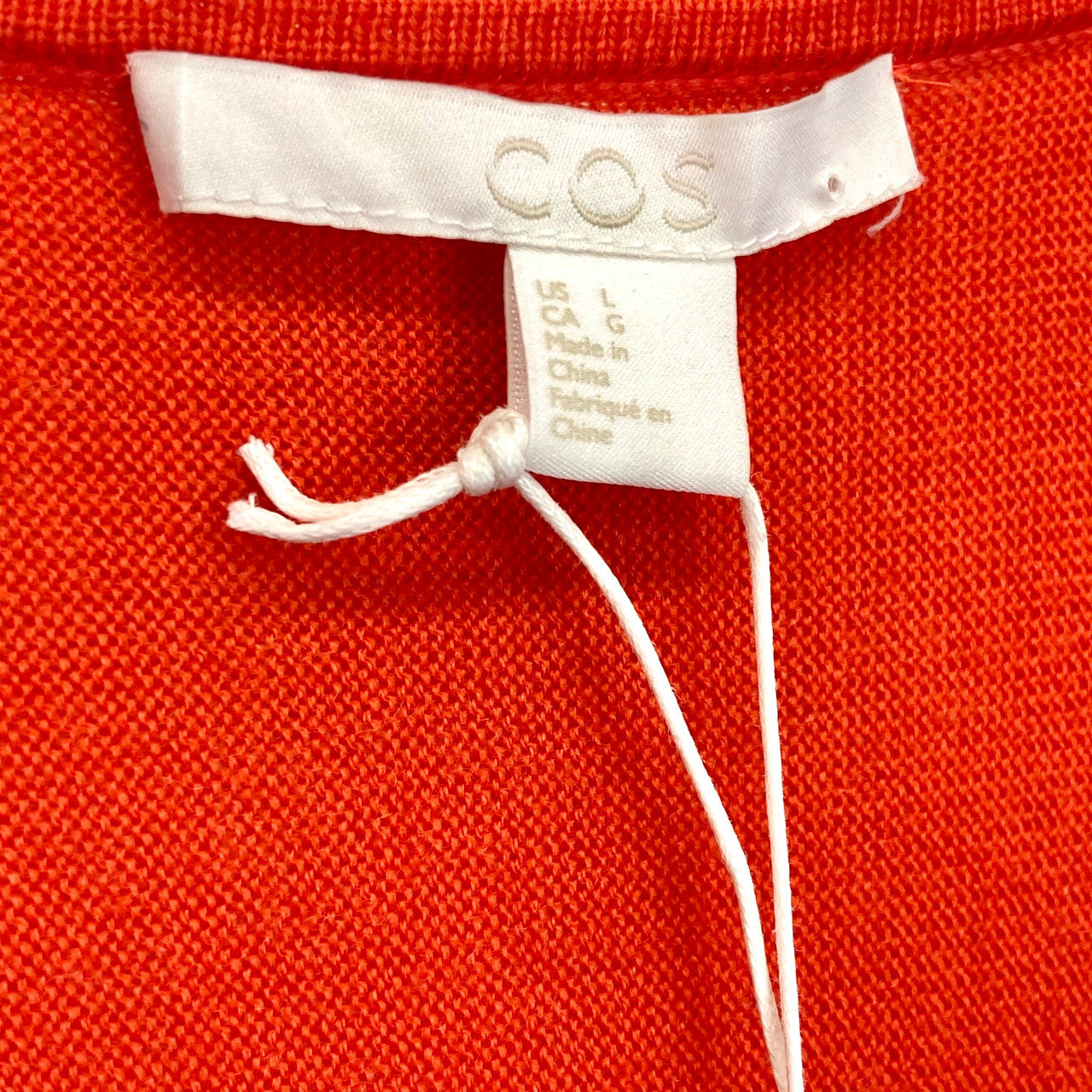 COS Asymmetric Hem Sweater-Label