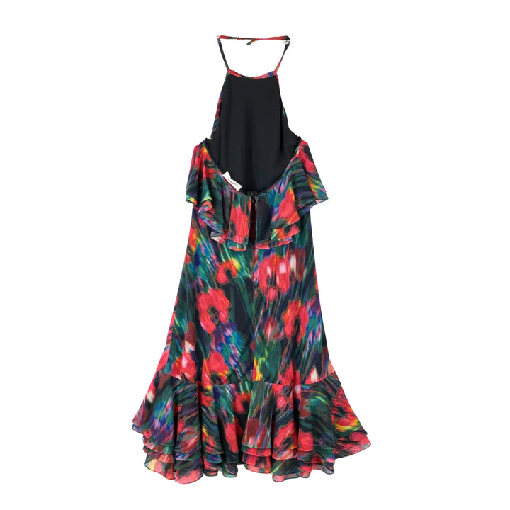 Jason Wu Collective Blurred Floral Halter Dress