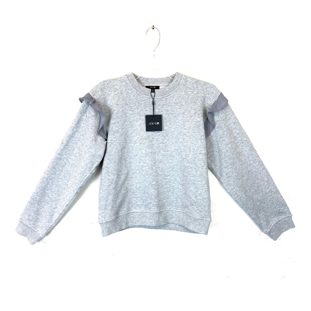 Joe's Jeans Chiffon Ruffle Sweatshirt-Thumbnail