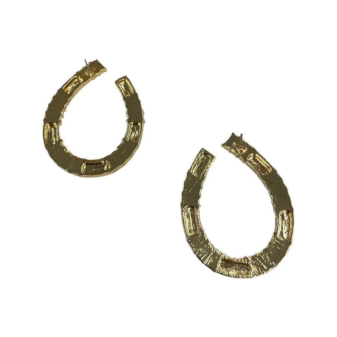 Shashi 14K Goldplated Gaia Earrings-back